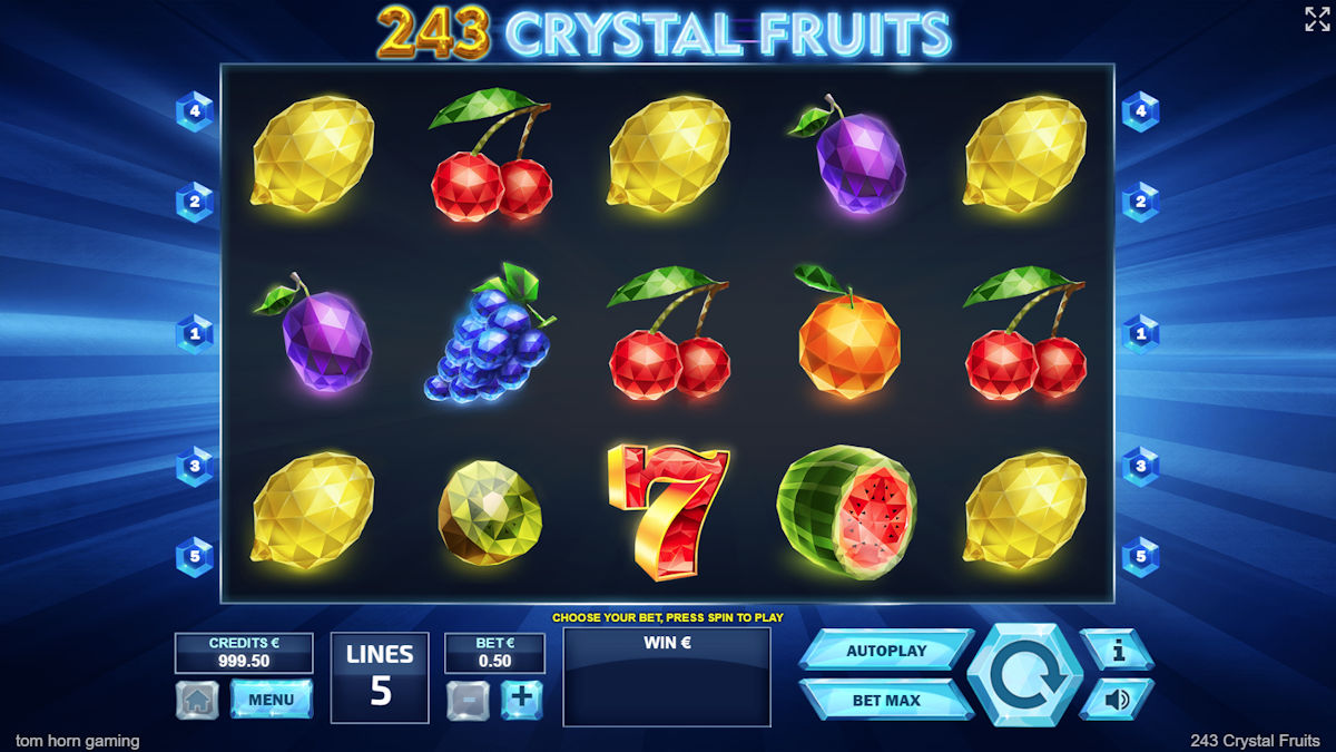 Výherní automat 243 Crystal Fruits